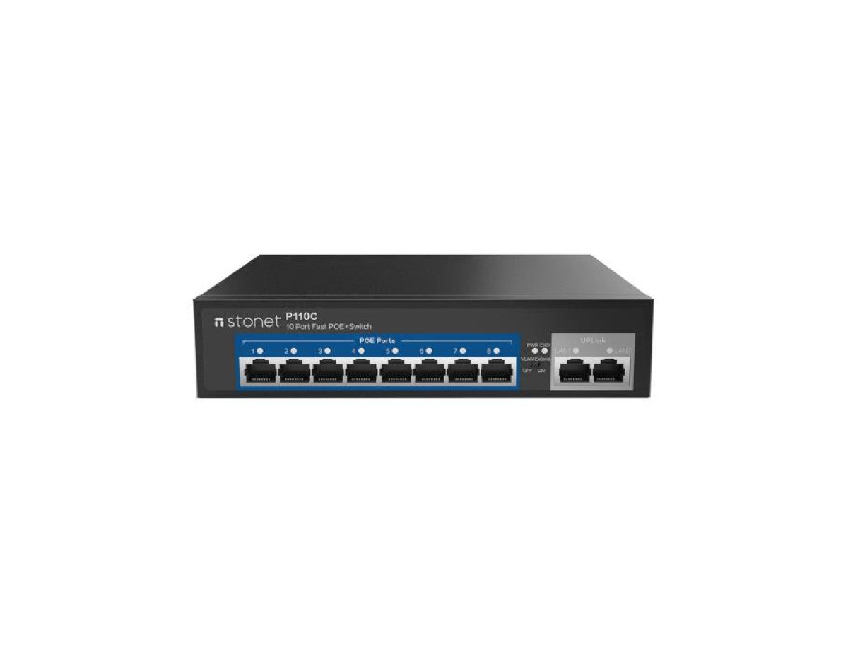 Fast Ethernet 10port Switch PoE Stonet P110C