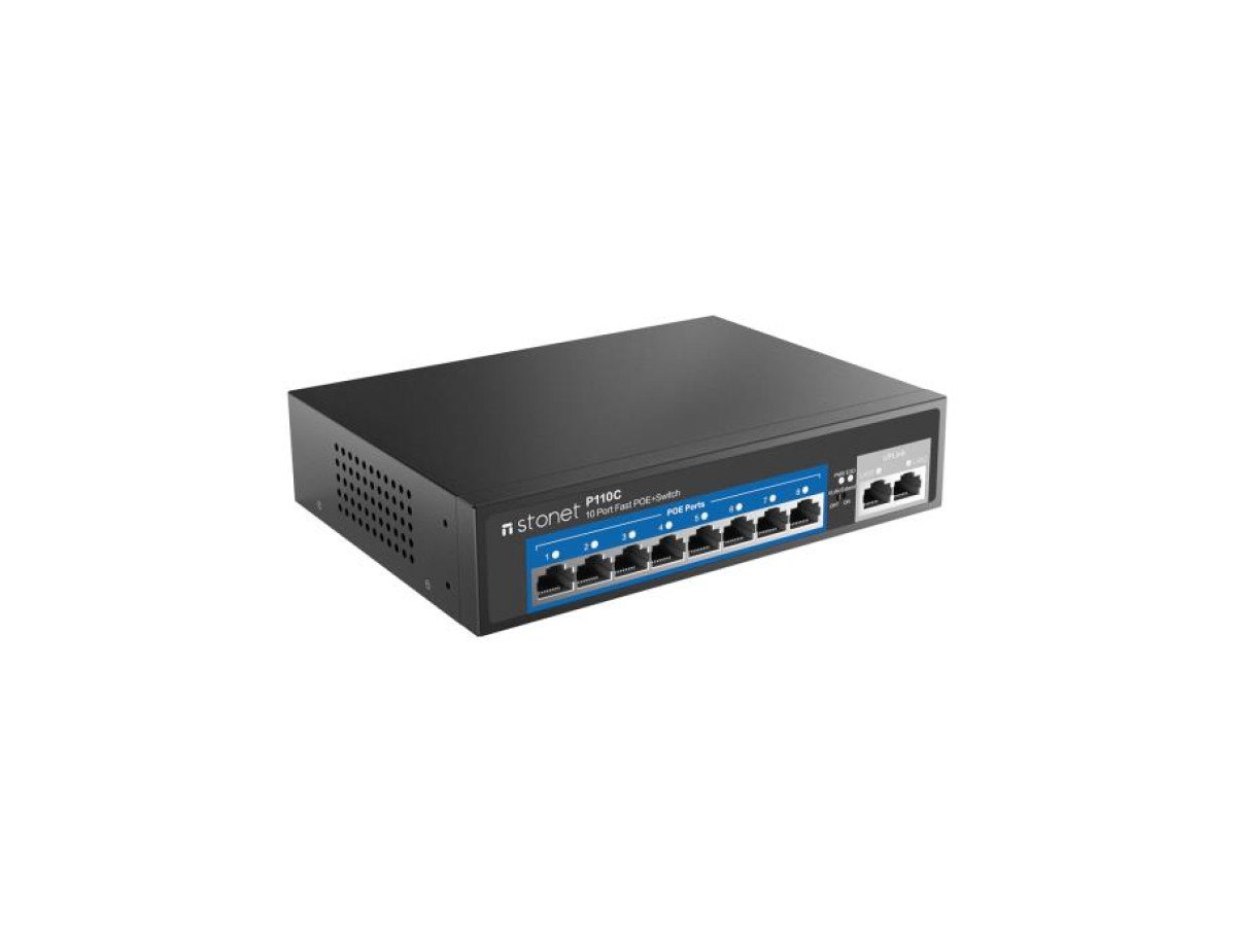 Fast Ethernet 10port Switch PoE Stonet P110C