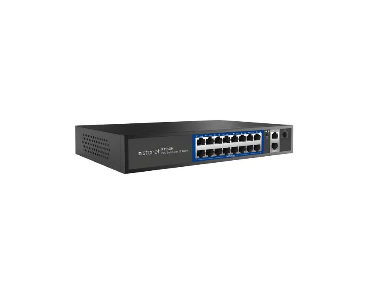 Fast Ethernet 18port Switch PoE Stonet P116GH