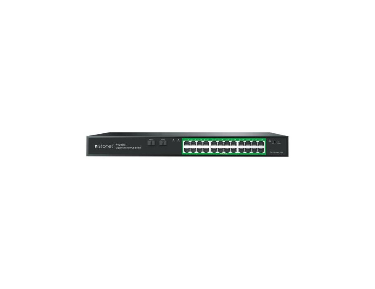 Gigabit 26port Switch PoE Stonet P124GC