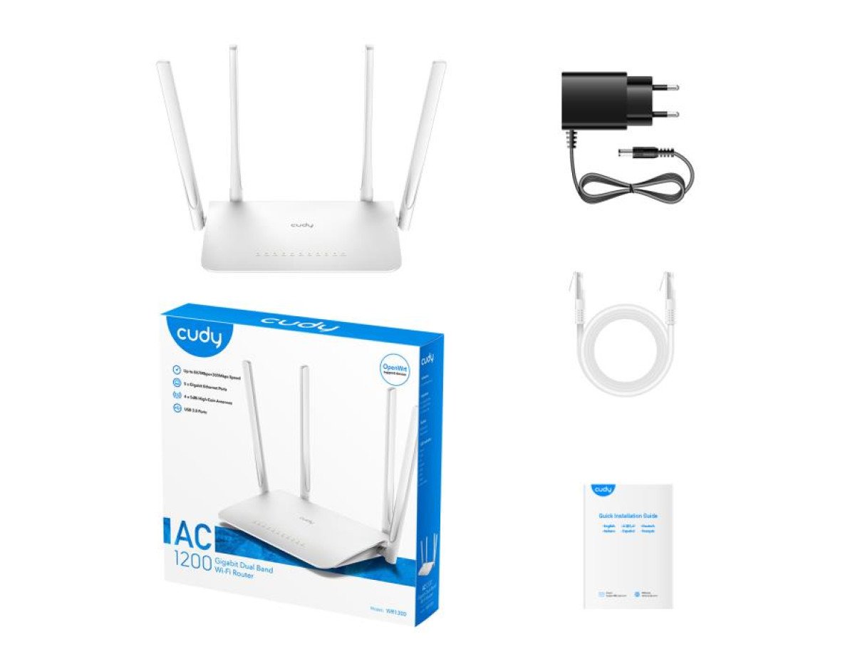 Access Point Dual-Band Gigabit AC1200 Cudy WR1300