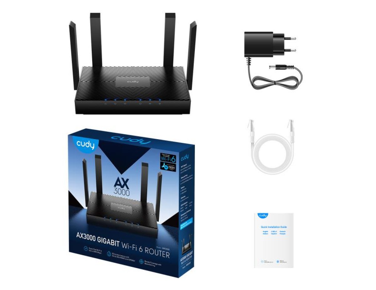 Access Point Dual-Band Gigabit Wi-Fi6 AX3000 Cudy WR3000