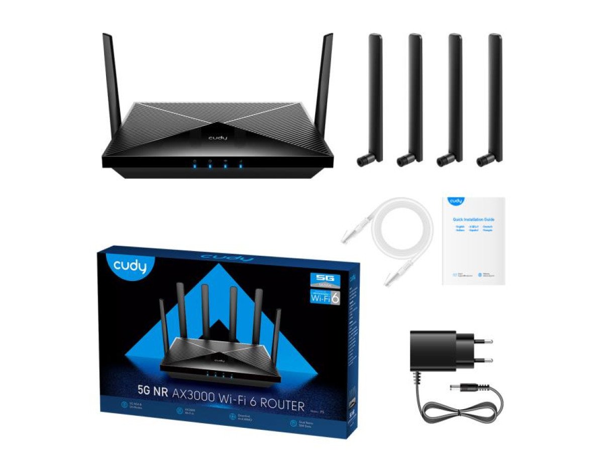 5G Router Wi-Fi6 Cudy AX3000 P5