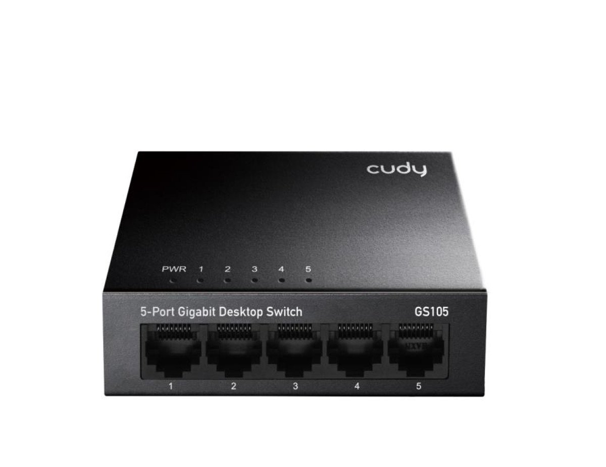 Gigabit 5 port switch Metal Cudy GS105