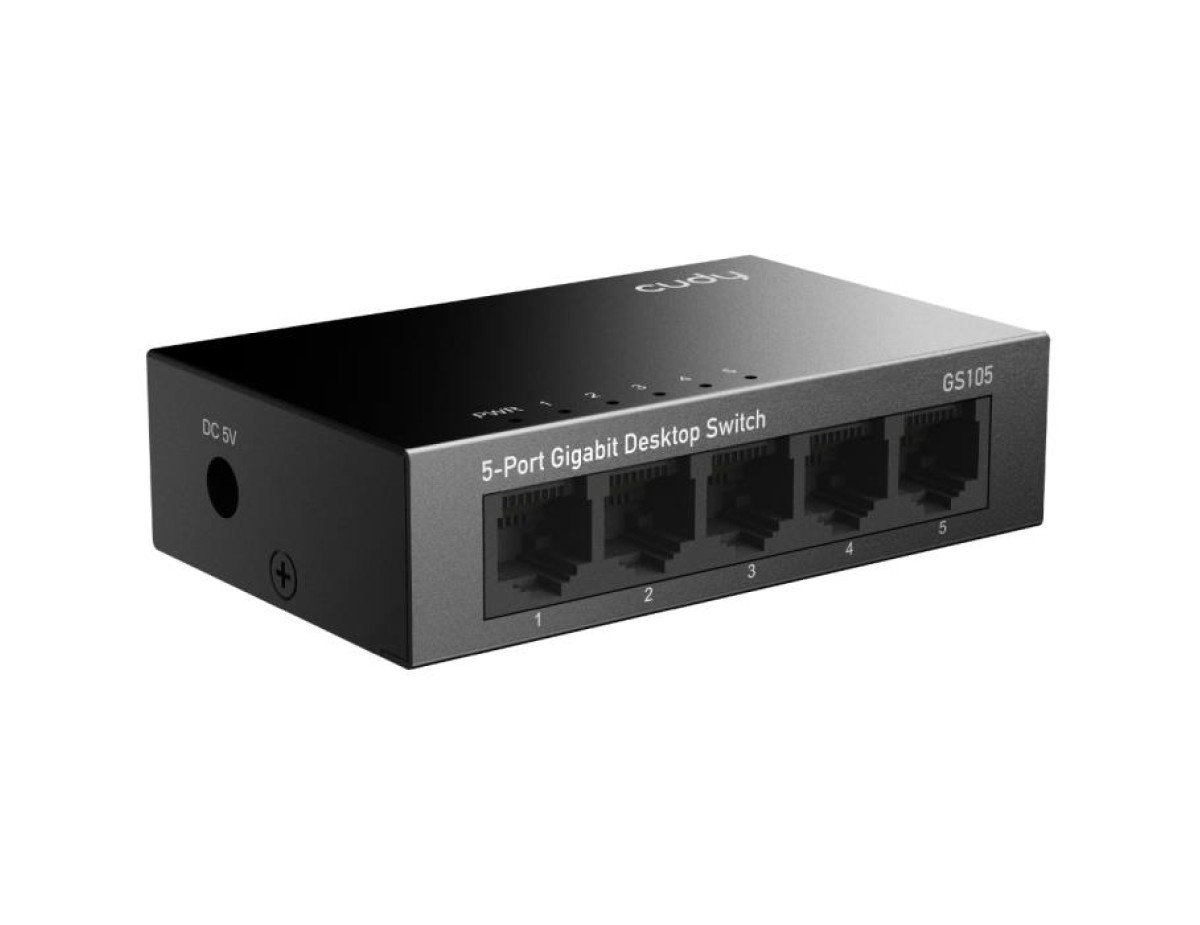 Gigabit 5 port switch Metal Cudy GS105