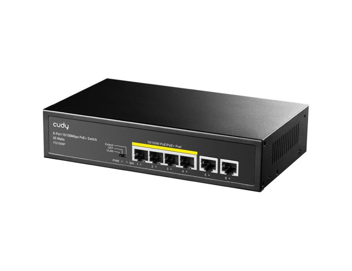 Fast Ethernet 6port Switch PoE Cudy FS1006P