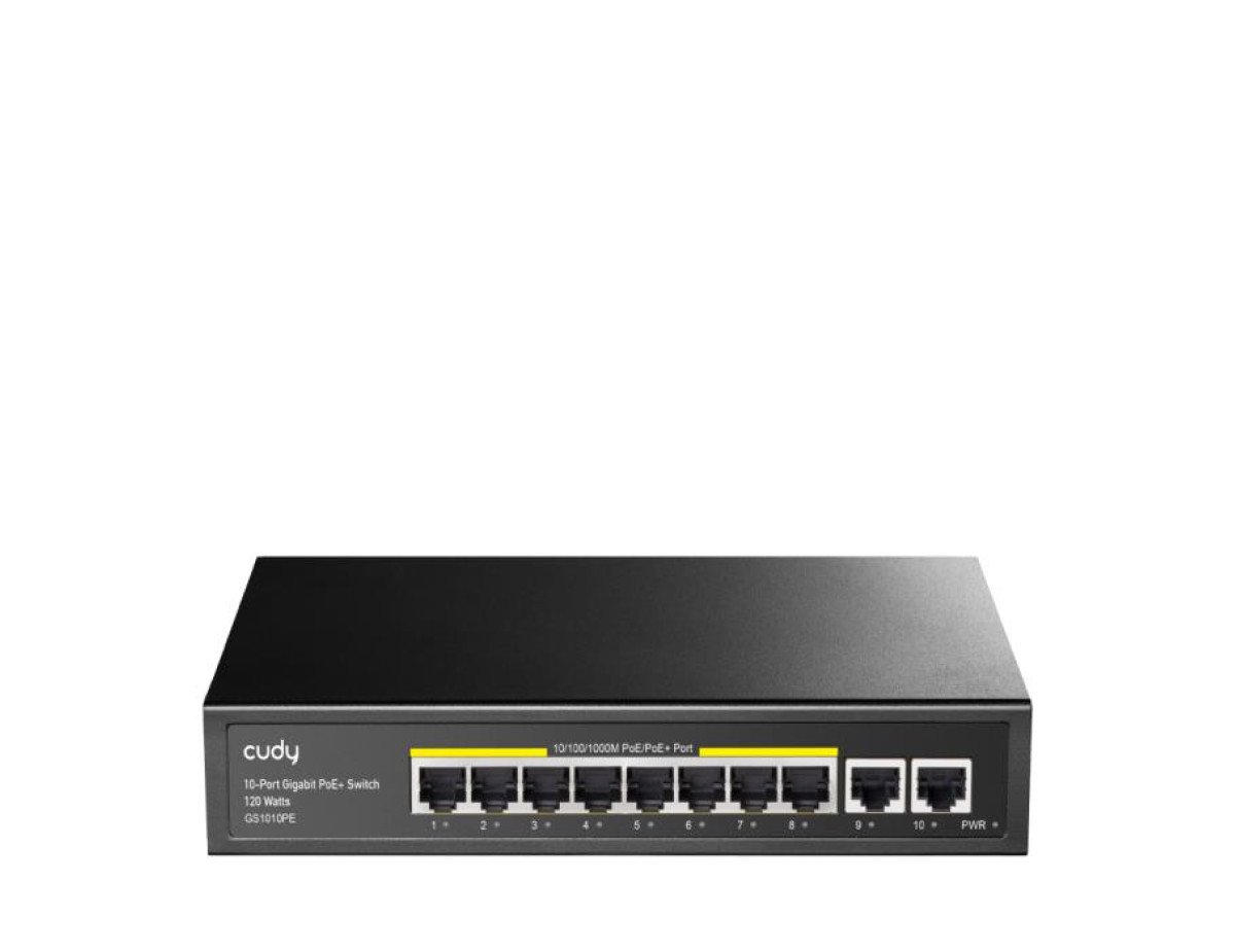 Gigabit 10port Switch PoE Cudy GS1010PE