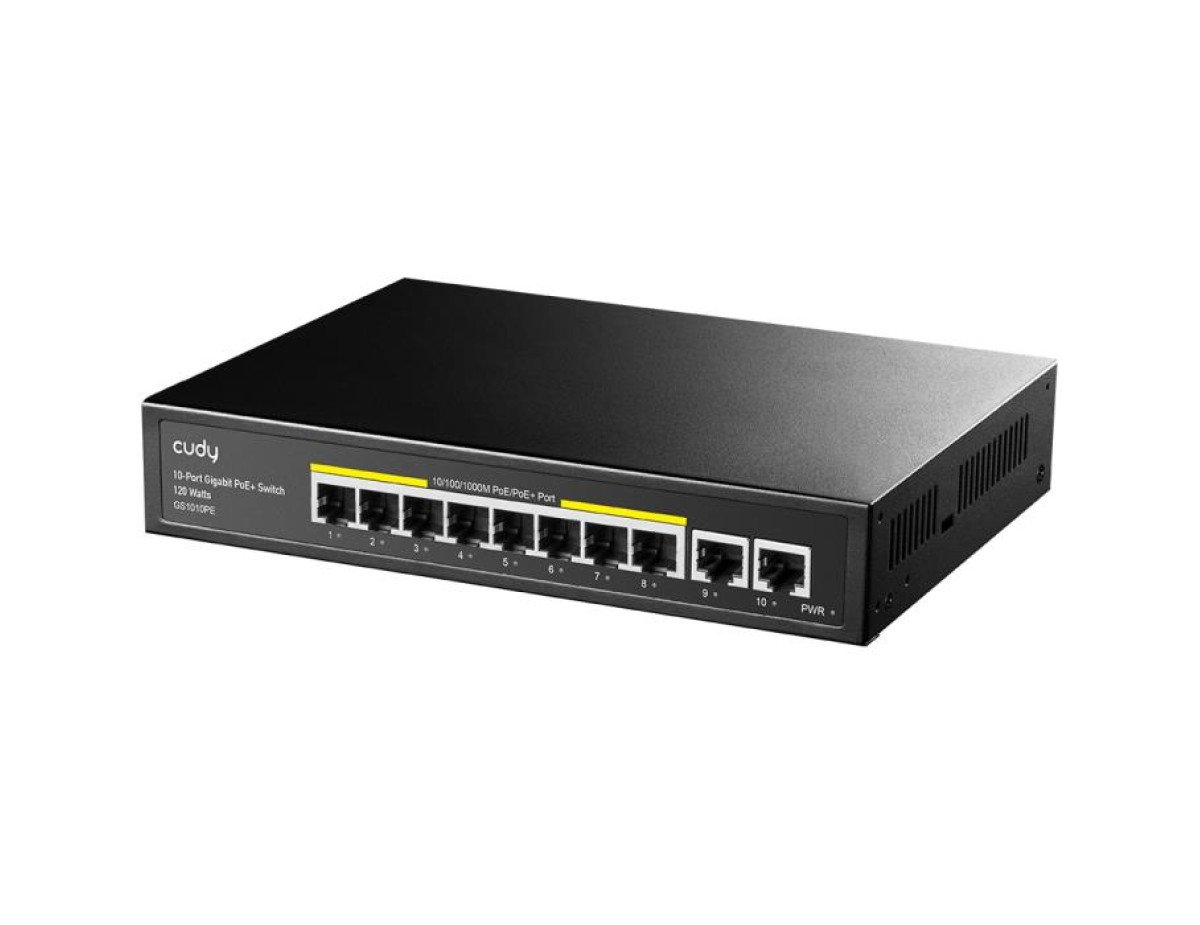 Gigabit 10port Switch PoE Cudy GS1010PE