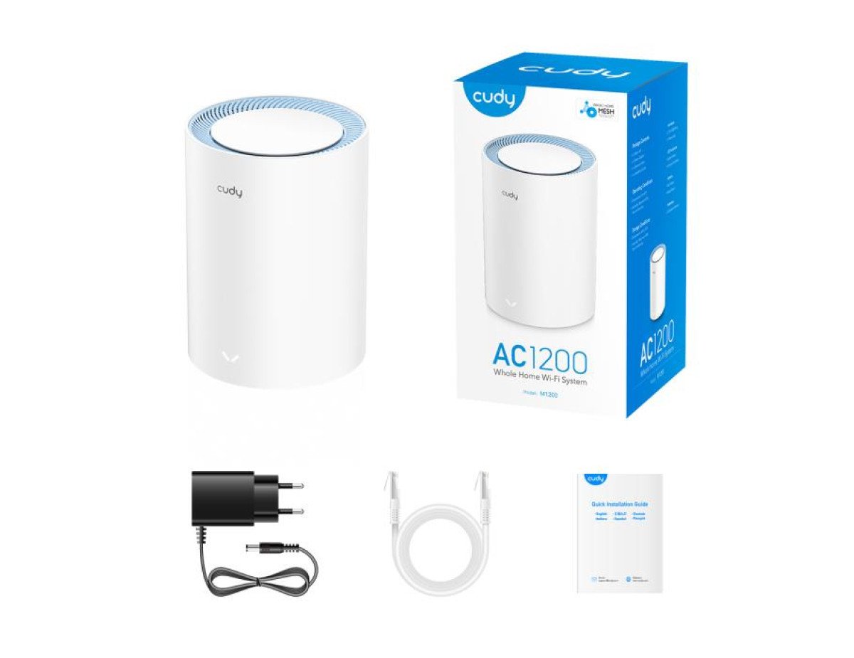 Mesh Wi-Fi AC1200 Cudy M1200(1-Pack)