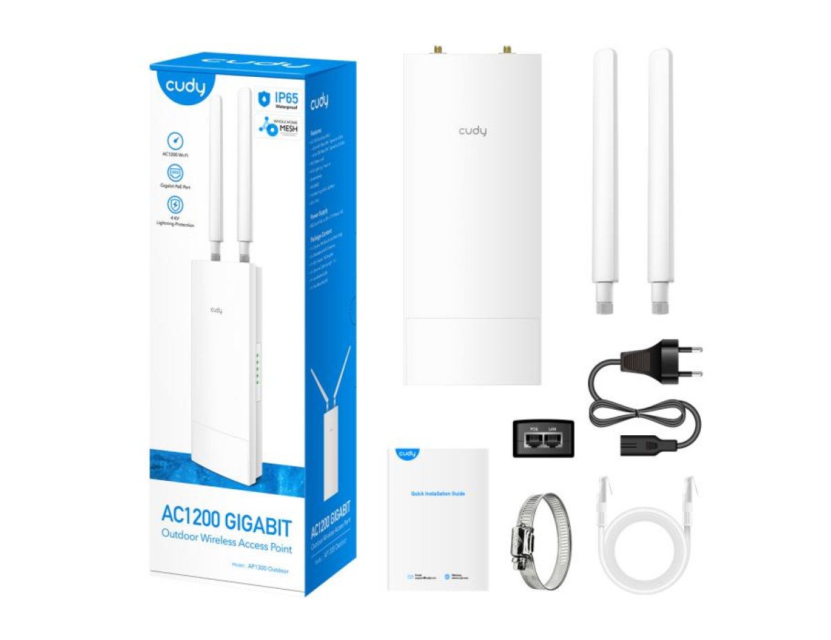 Wireless Base Station AC1200 Dual band Cudy AP1300 Outdoor