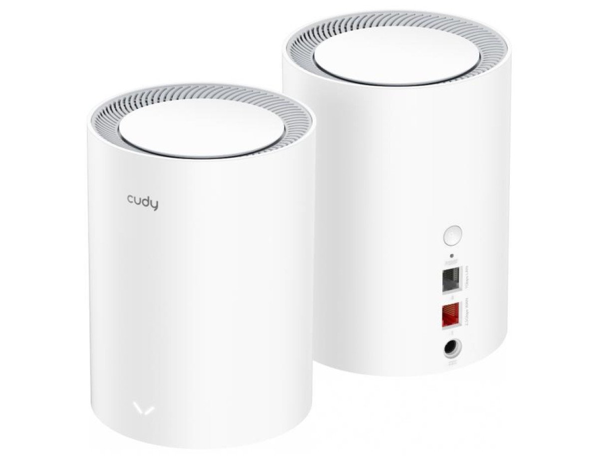 Mesh Wi-Fi6 AX3000 Cudy M3000  V2.0 White (2-Pack)