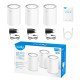 Mesh Wi-Fi6 AX3000 Cudy M3000 V2.0 White (3-Pack)