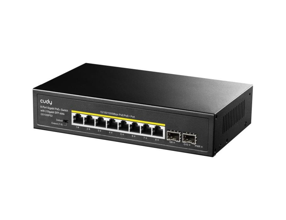 Gigabit 10port Switch PoE Cudy GS1010PS2