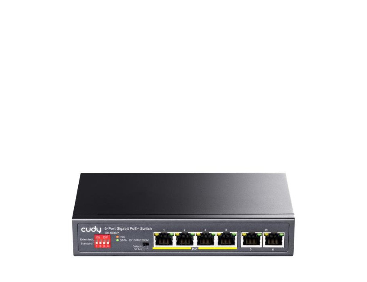 Gigabit 6port switch PoE Cudy GS1006P