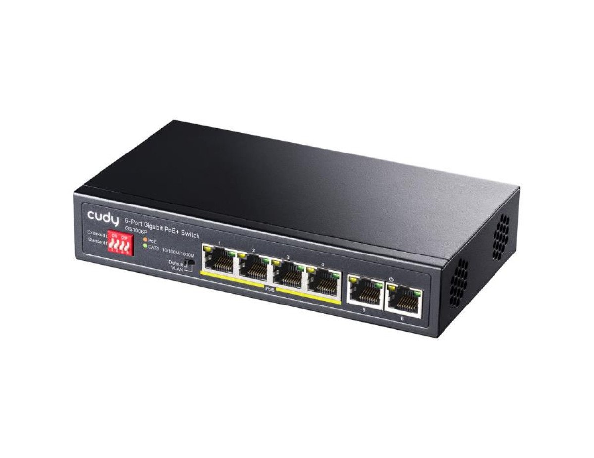 Gigabit 6port switch PoE Cudy GS1006P