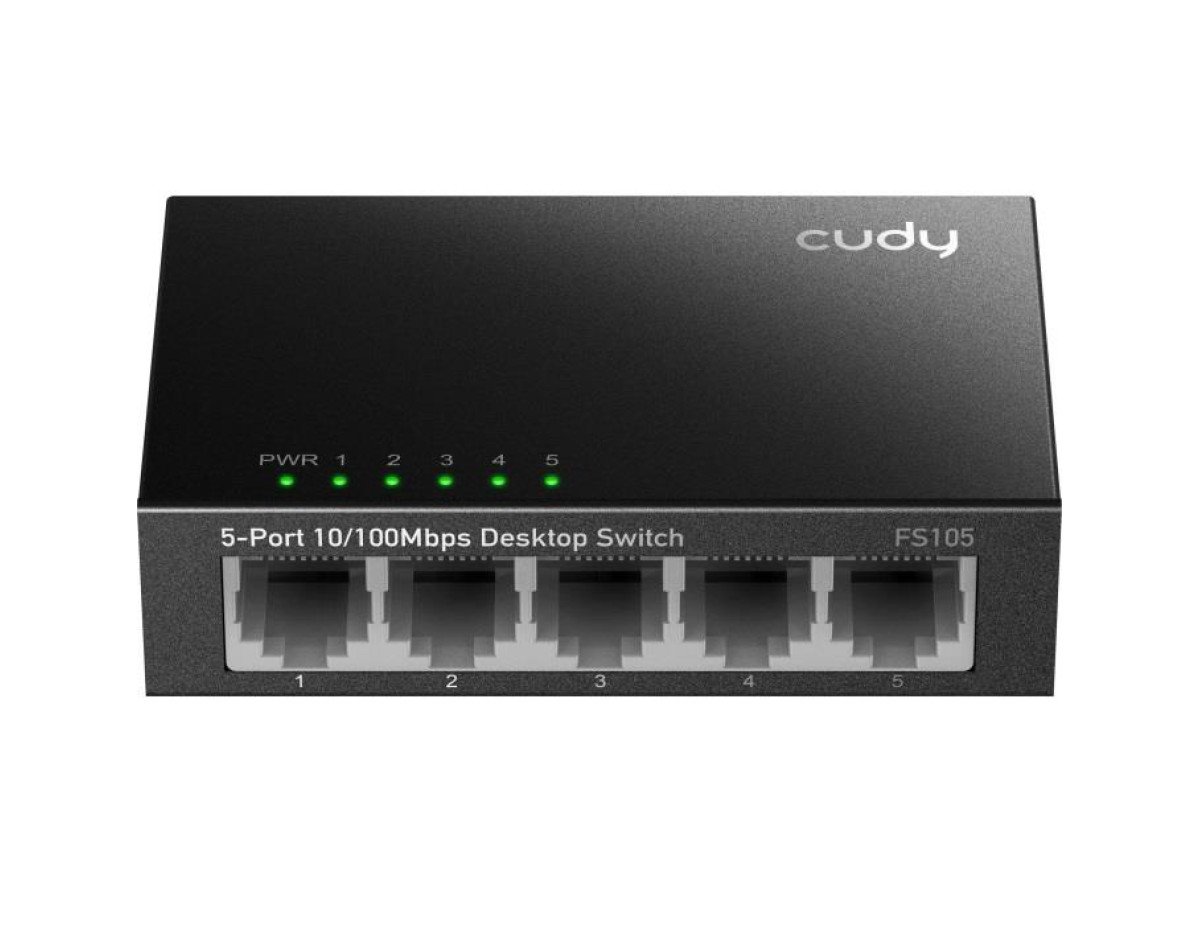 Fast Εthernet 5 port switch Metal Cudy FS105