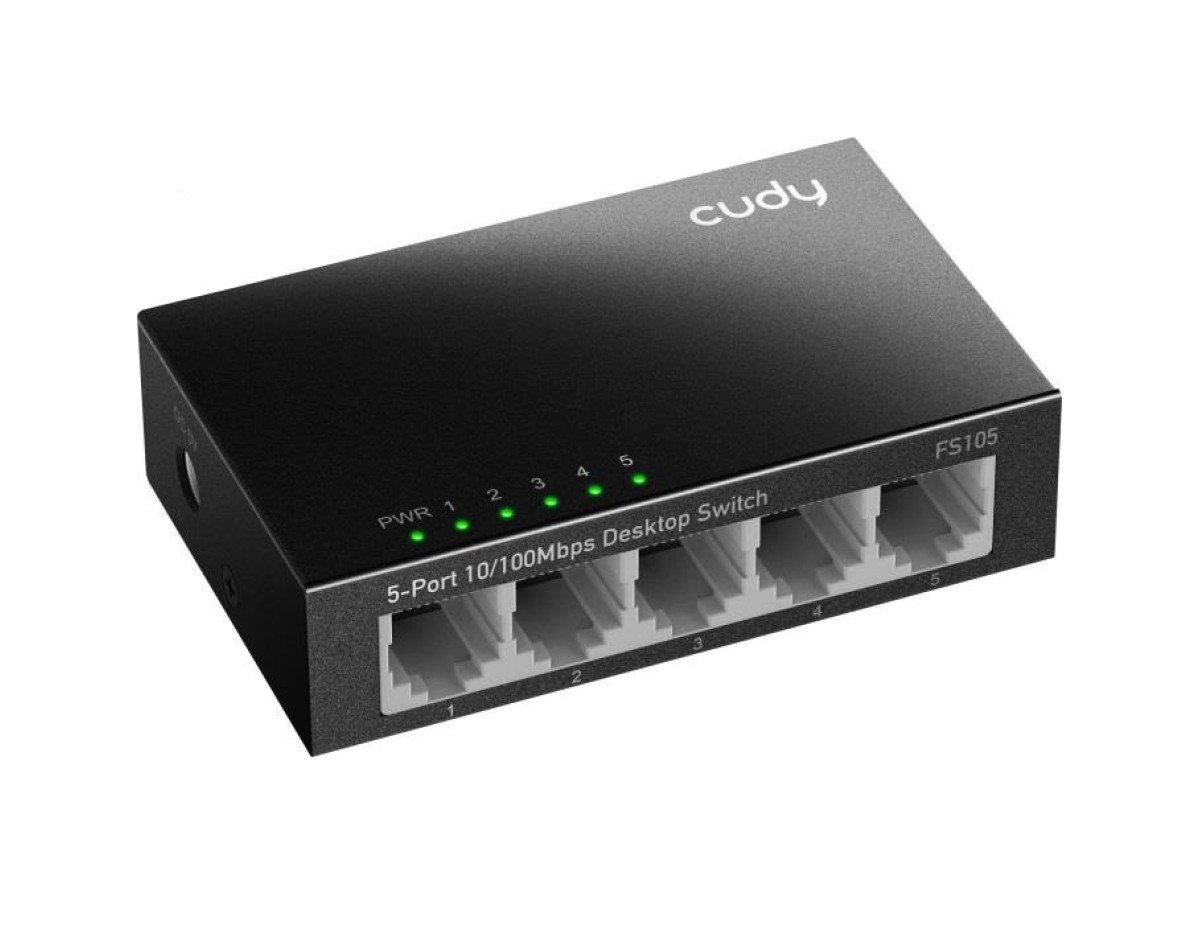 Fast Εthernet 5 port switch Metal Cudy FS105