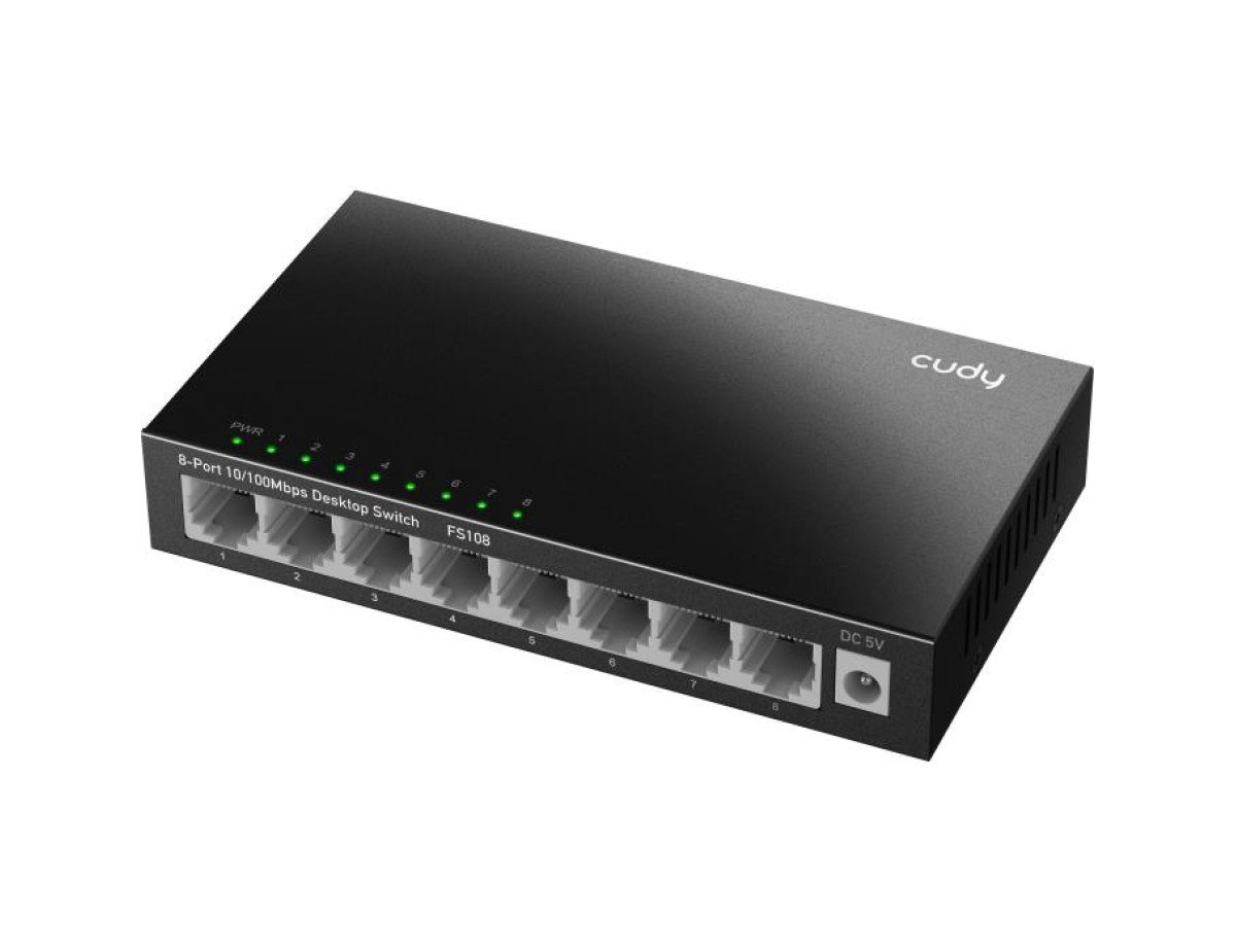 Fast Εthernet 8 port switch Metal Cudy FS108