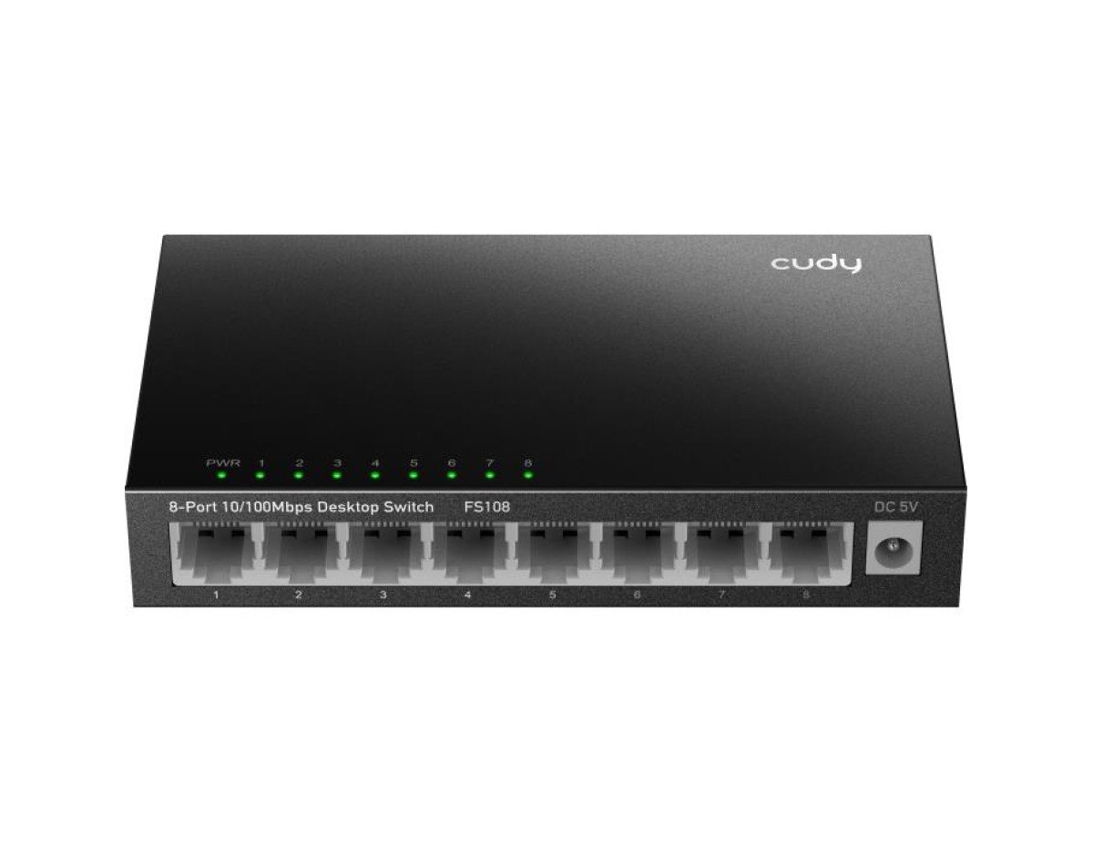 Fast Εthernet 8 port switch Metal Cudy FS108