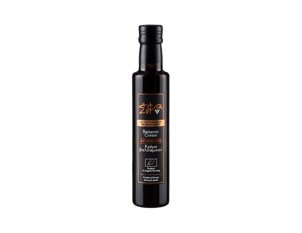 Wisdom Of Nature: Balsamic Cream Organic With Tangerine (Glass Bottle -250ml)