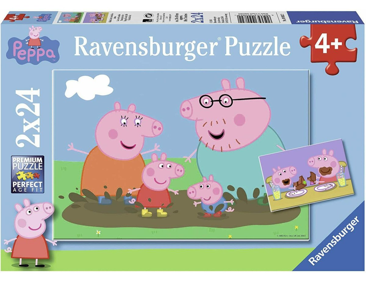 Ravensburger Puzzle: Peppa Pig (2X24pcs) (09082)