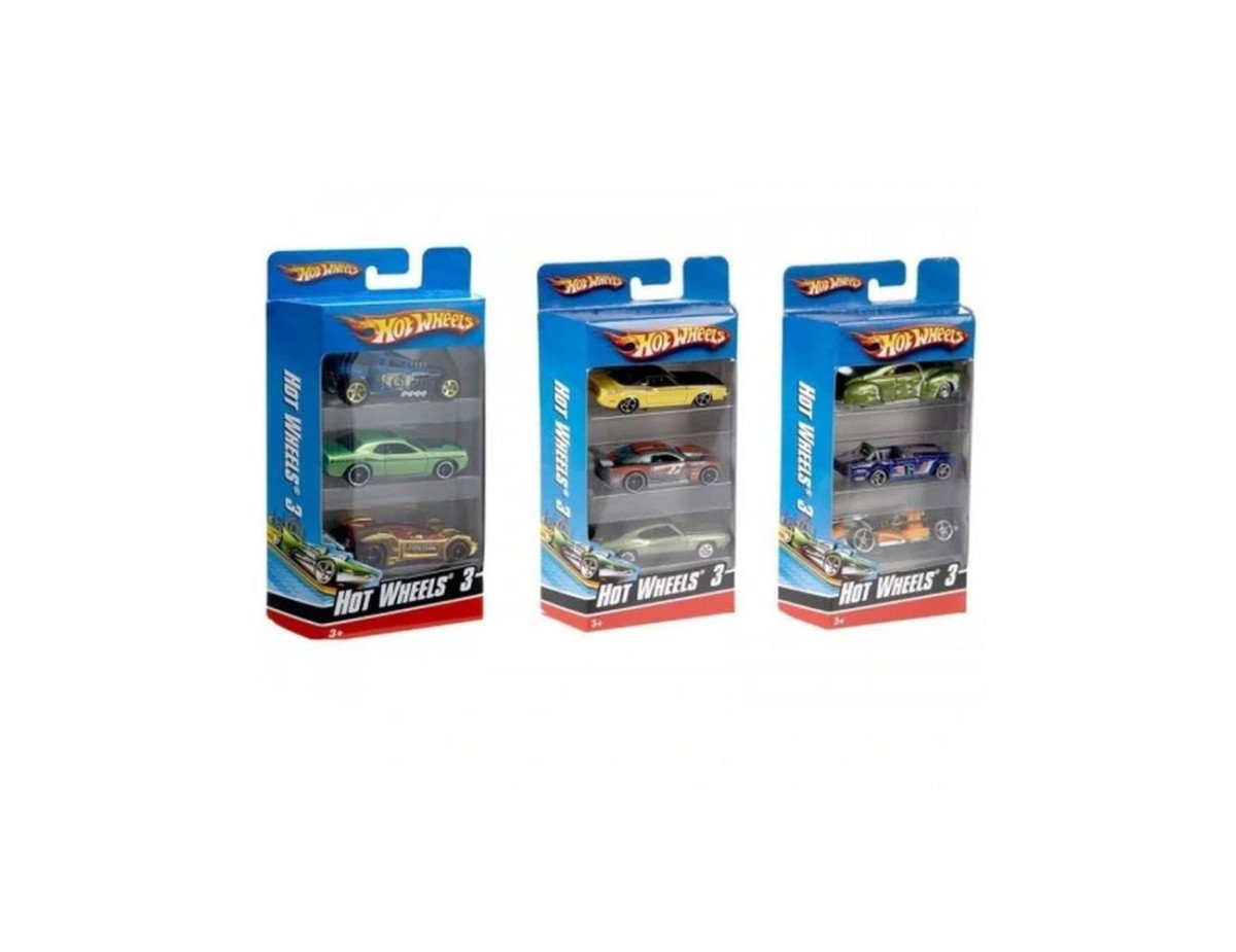 HOT WHEELS - CARS SET OF 3 (RANDOM) (K5904)