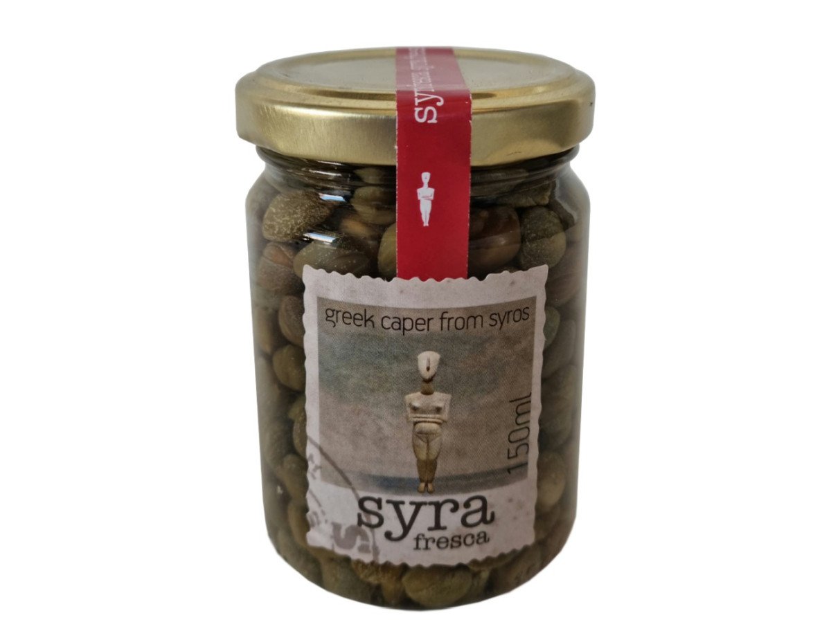 Syra Fresca: Greek Caper From Syros (Glass Jar - 125g)