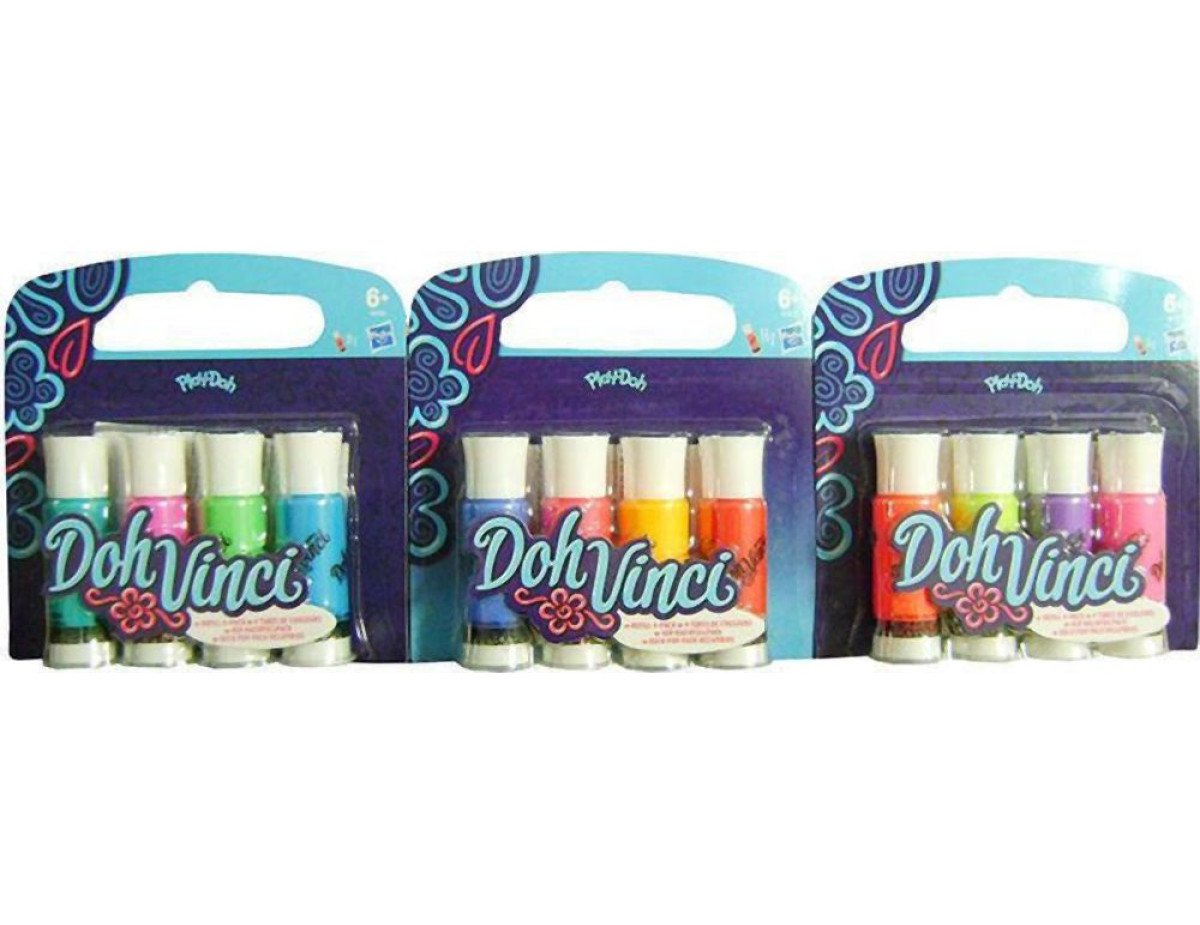 HASBRO PLAY-DOH DOHVINCI REFILL 4-PACK (A8322)