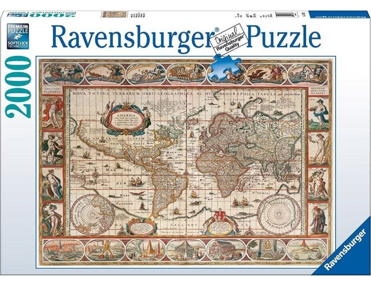 Ravensburger Puzzle: World Map from 1650 (2000pcs) (16633)