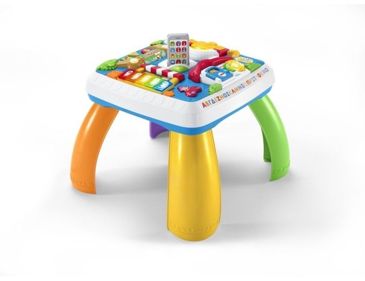 FISHER PRICE: ΠΑΙΖΩ  ΜΑΘΑΙΝΩ ΕΚΠΑΙΔΕΥΤΙΚΟ ΤΡΑΠΕΖΙ - ΕΛΛΗΝΙΚΑ  ΑΓΓΛΙΚΑ (DRH43)