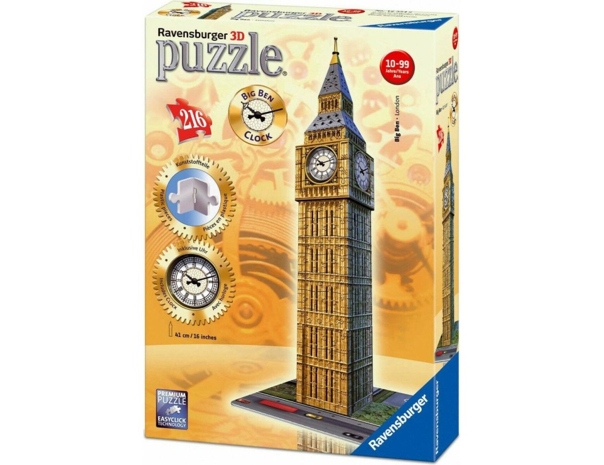 Ravensburger 3D Puzzle: The Big Ben (216pcs) (12586)