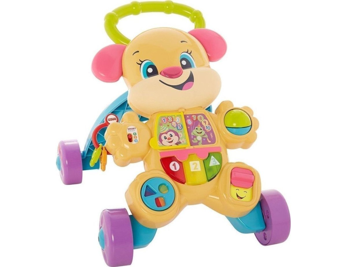 Fisher Price Παίζω και Μαθαίνω - Εκπαιδευτική Στράτα - Ροζ Σκυλάκι (FTC68)