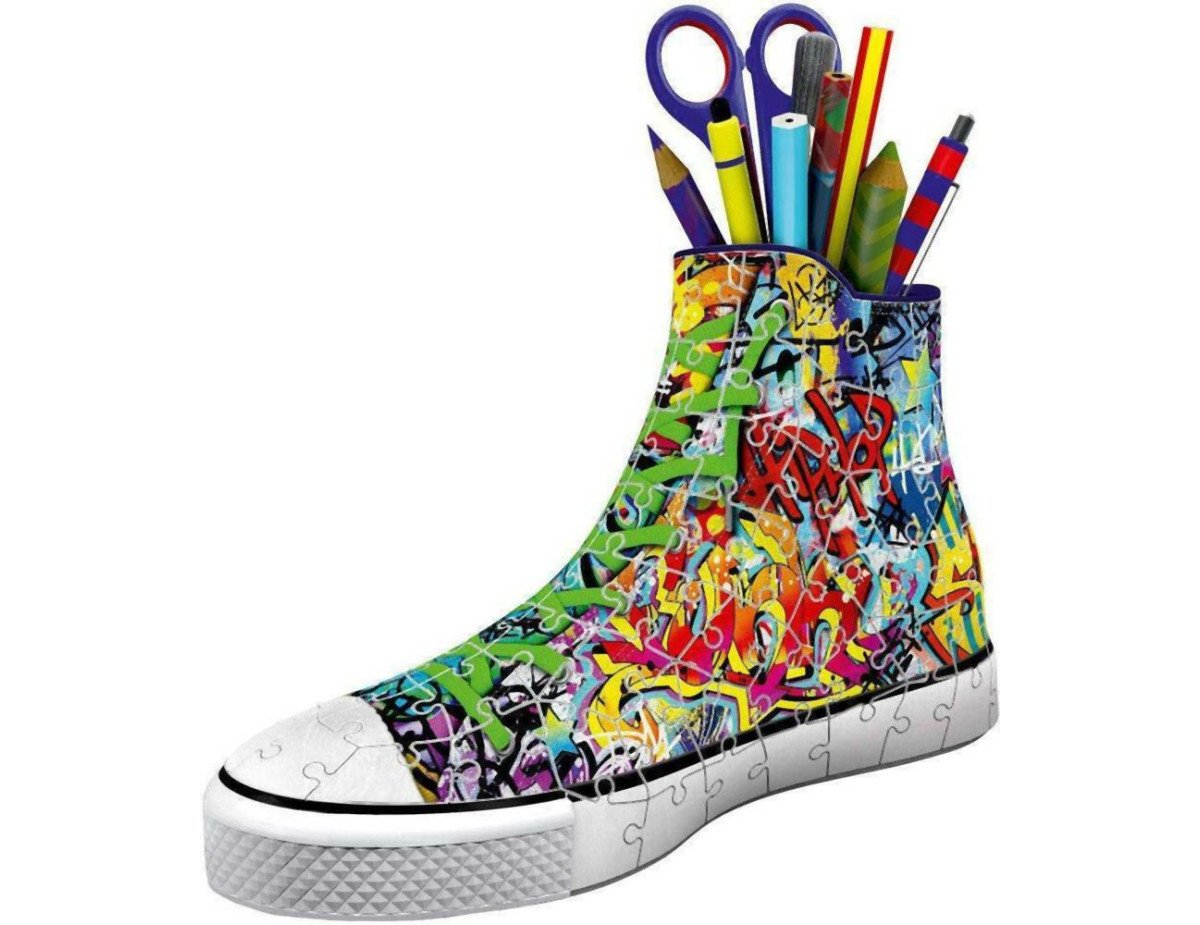 Ravensburger 3D Puzzle: Sneaker Graffiti Pen Holder (108 pcs) (12535)