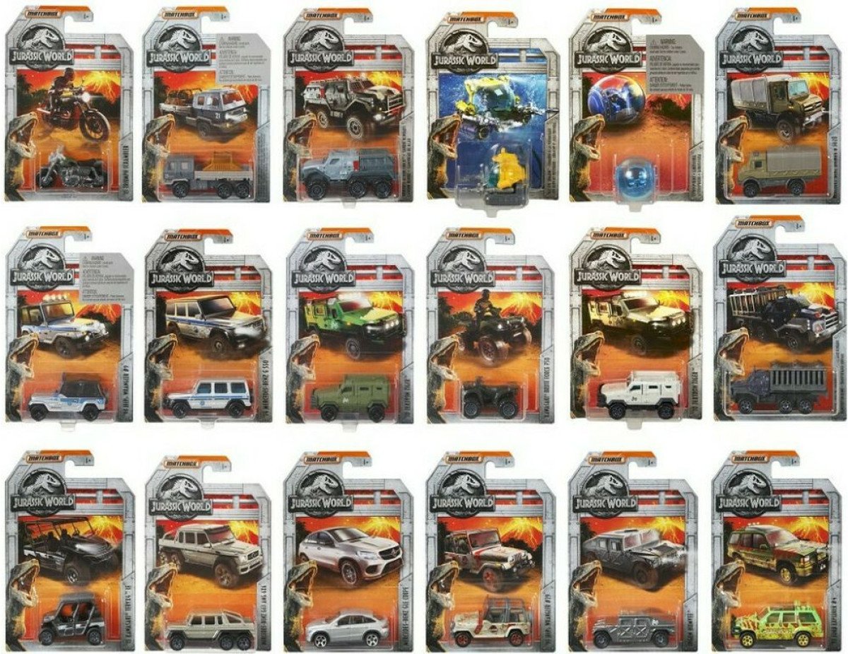 Mattel Matchbox Jurassic World Vehicles (Random) (FMW90)