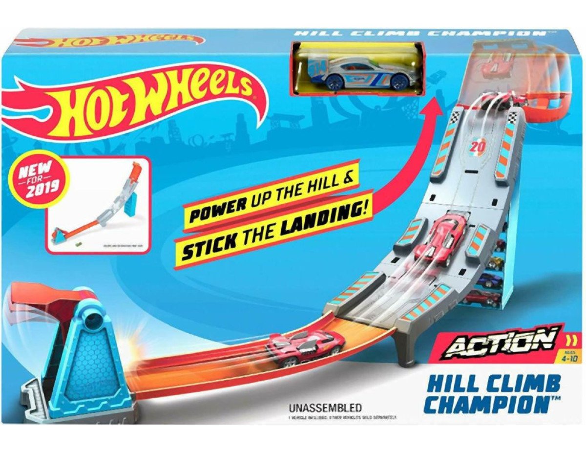 Hot Wheels Action - Hill Climb Champion Track Set (GBF83)