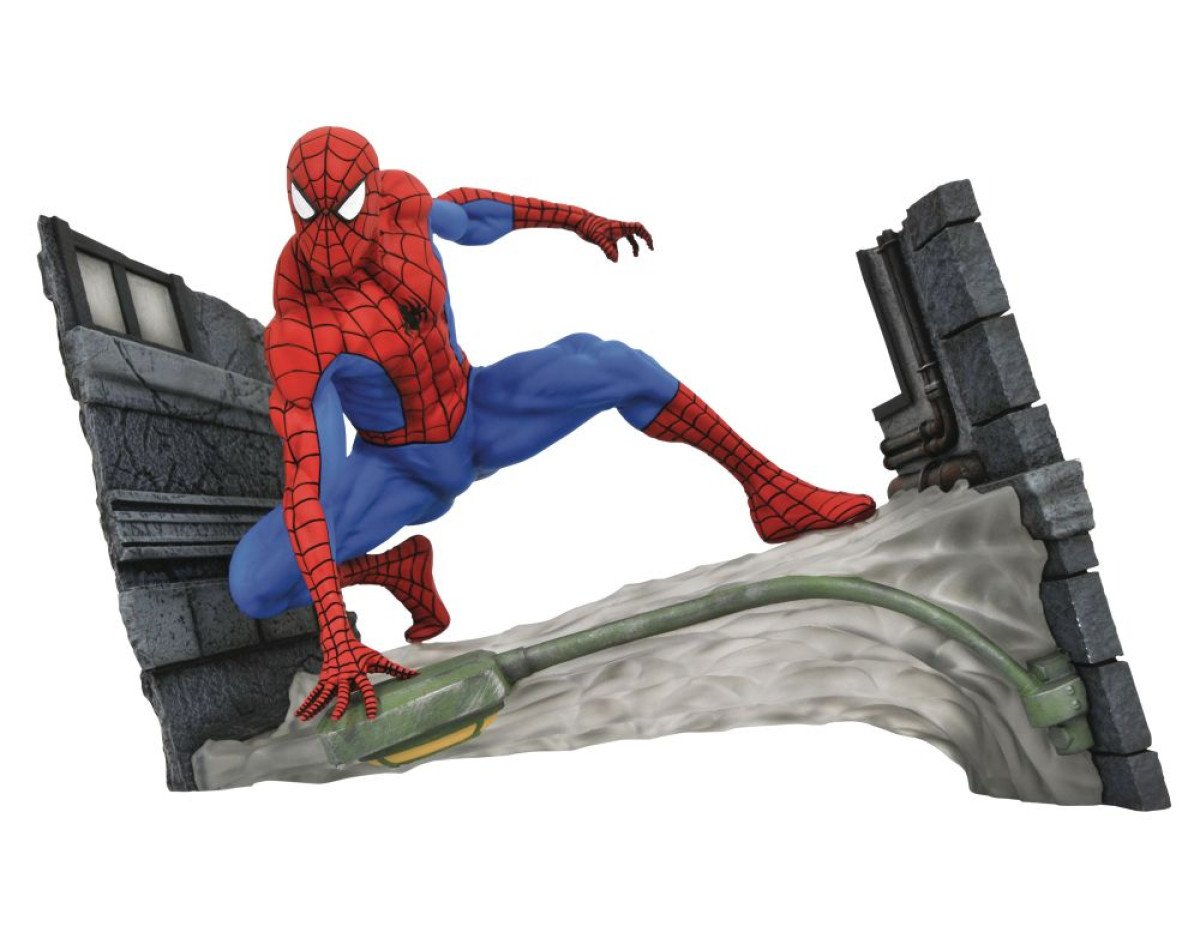 Diamond Marvel Gallery: Spider-Man Comic - Webbing PVC Diorama (18cm) (Sep182341)