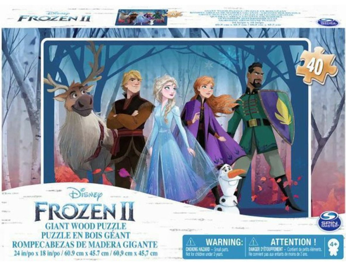 Spin Master Frozen 2 - Giant Wood Puzzle (40 pieces - 60,9 cm x 45,7cm) (20115367)