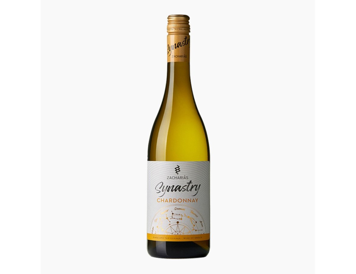 Zacharias - Sinastry - Chardonnay - White Dry Wine ,750ml