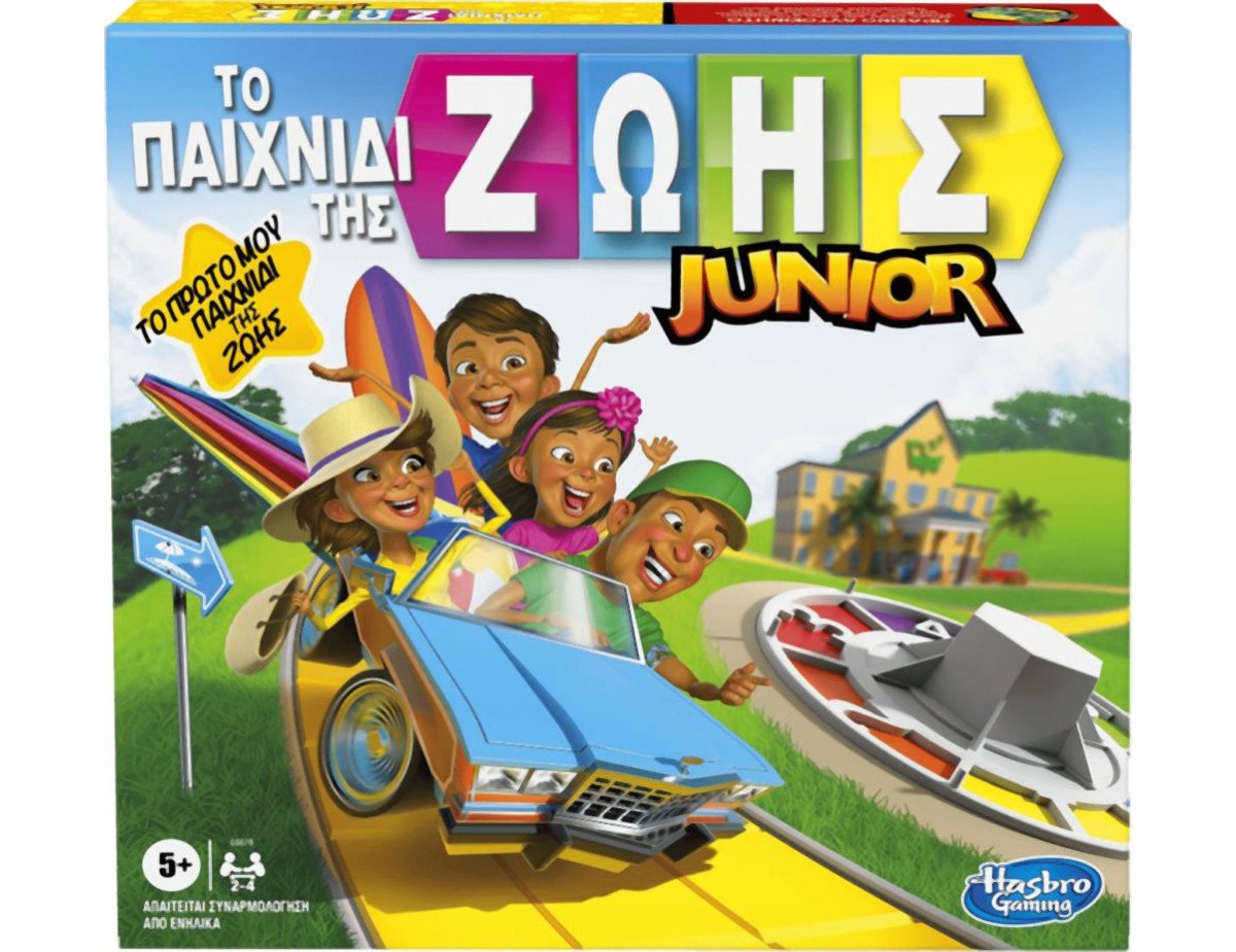 Hasbro Επιτραπέζιο - Το Παιχνίδι της Ζωής Junior (E6678110)