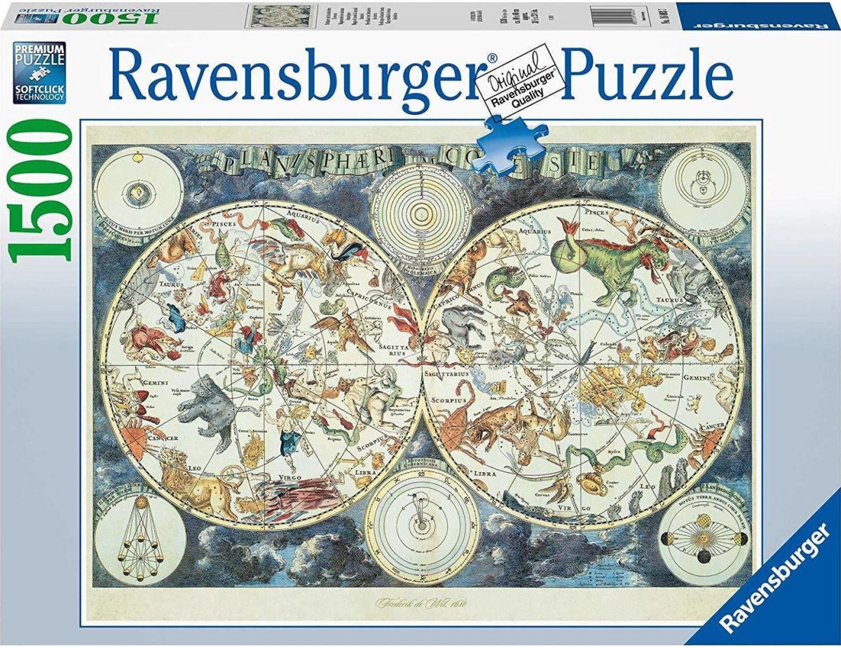 Ravensburger Puzzle: World Map of Fantastic Beasts (1500pcs) (16003)