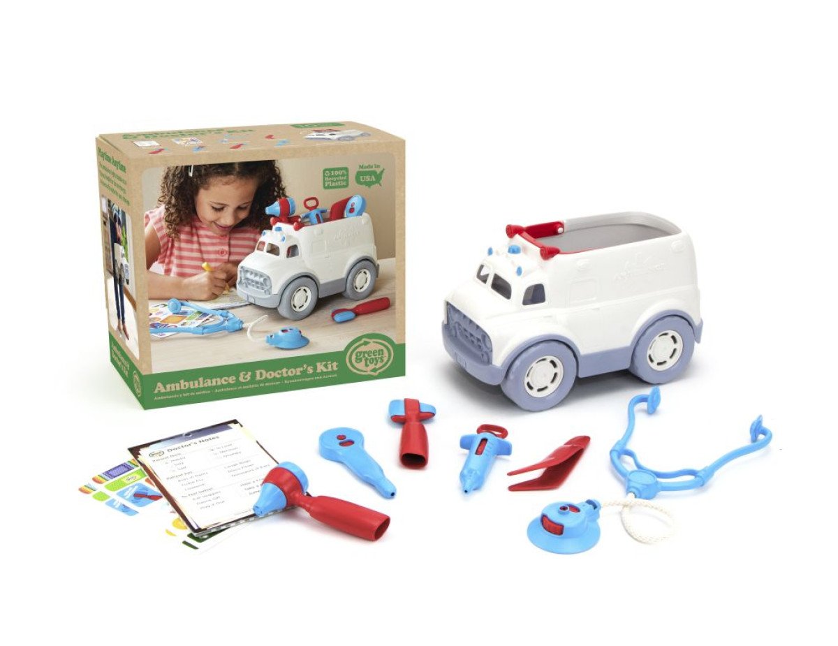 Green Toys: Ambulance  DoctorS Kit (AMDK-1313)