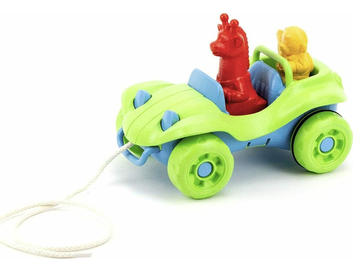 Green Toys: Dune Buggy Pull Toy - Green (PTDG-1309)