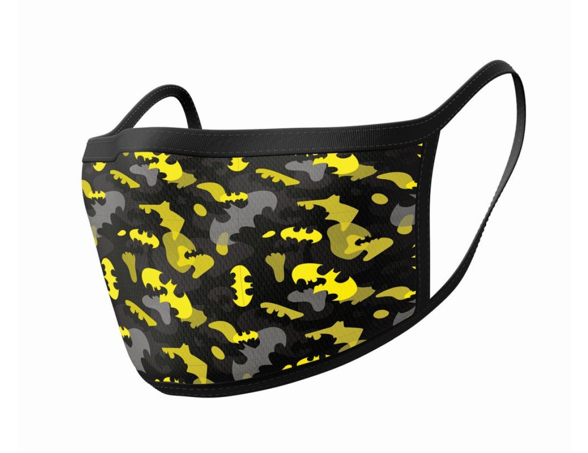 Pyramid DC: Batman (Camo Yellow) x2 Pieces Face Covering Mask (GP85578)