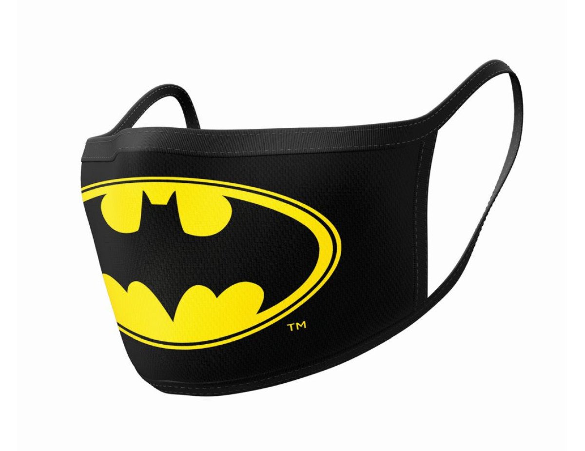 Pyramid DC: Batman (Logo) Mask - 2Pack Face Covers (GP85554)