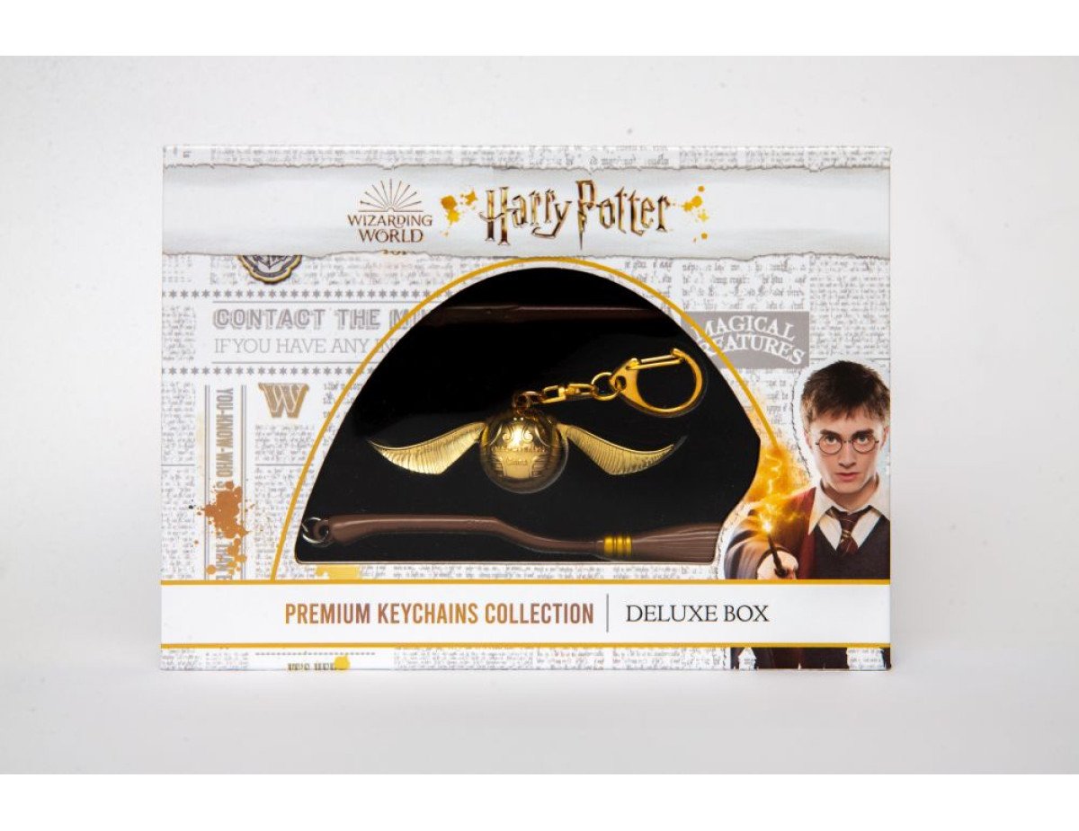 P.M.I. Harry Potter Premium Keychains Collection- 3 Pack Deluxe Box (Random) (HP8350)