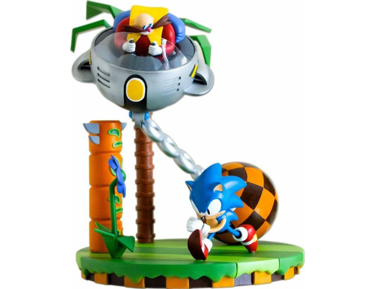 Numskull Sonic 30th Anniversary - Sonic vs Dr. Eggman Diorama Statue (24cm) (NS2910)