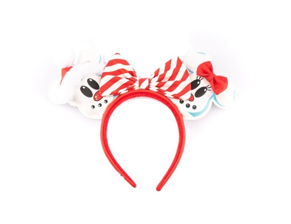 Loungefly Disney Snowman Mickey Minnie Headband (WDHB0095)