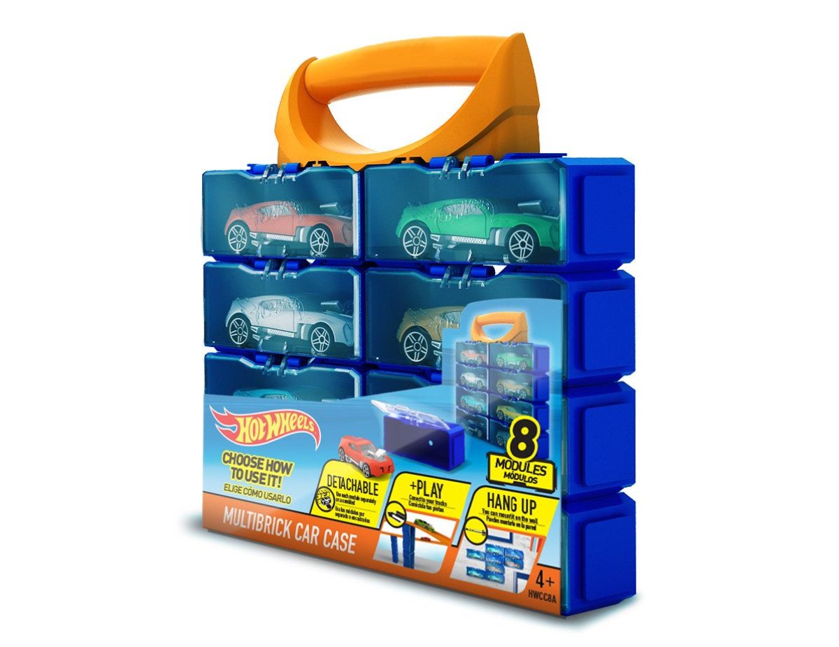 Intek Hot Wheels: Multibrick Car Case (Stores up to 8 Cars) (HWCC8A)