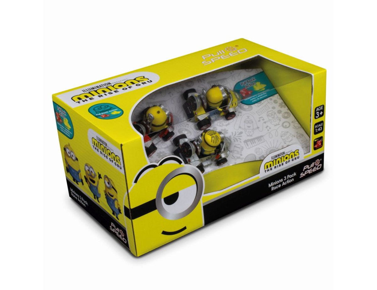 Carrera Pull Speed: Minions The Rise of Gru - 3 Pack Race Action 1:43 (15813019)