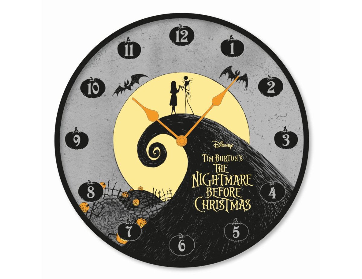 Pyramid Disney: The Nightmare Before Christmas - Jack  Sally Wall Clock (GP85873)